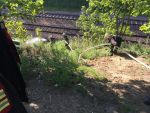 Bahndammbrand auf der Franz-Josephs-Bahn