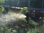 Bahndammbrand auf der Franz-Josephs-Bahn
