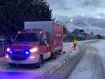Schwierige LKW Bergung auf der L55