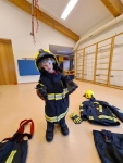 Feuerwehr Göpfritz/Wild besucht den Kindergarten