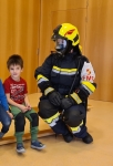 Feuerwehr Göpfritz/Wild besucht den Kindergarten