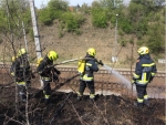 Bahndammbrand auf der Franz-Josephs-Bahn