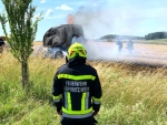 Fahrzeugbrand im Ortsgebiet von Göpfritz/Wild