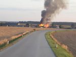 Scheunenbrand in Merkenbrechts