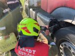 LKW-Brand im Ortsgebiet von Göpfritz/Wild