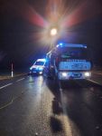 Schwerer Verkehrsunfall - PKW gegen LKW auf der LB2