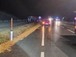 Schwerer Verkehrsunfall - PKW gegen LKW auf der LB2