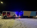 LKW Bergung am Kreisverkehr