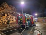 Brand im Pelletswerk