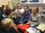 Besuch beim Roten Kreuz Allentsteig durch die Feuerwehrjugend