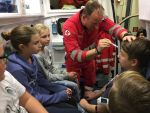Besuch beim Roten Kreuz Allentsteig durch die Feuerwehrjugend