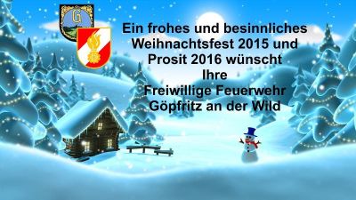 Frohe Weihnachten 2015